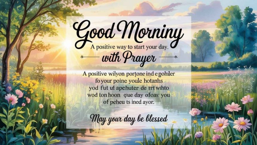 Good Morning with Prayer: A Positive Way to Start Your Day
